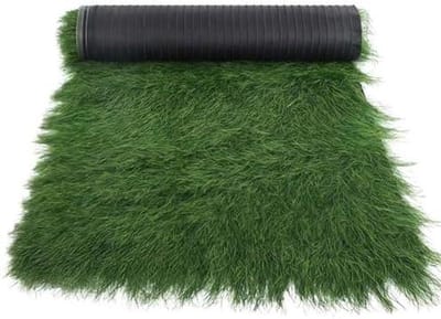 Kunstrietgras Rol - Synthetisch Dak - Tuindecoratie - Waterdicht Vuurvast - 1 Meter Breed - Groen