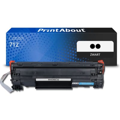 PrintAbout huismerk Toner 712 Zwart Multipack Geschikt voor Canon