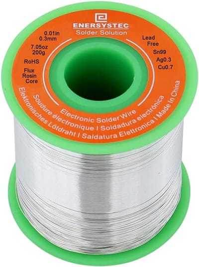 Ultrunne Loodvrije Soldeerdraad 0.3mm 200g met Hoge Kwaliteit Flux voor Precisie Elektronica Reparatie