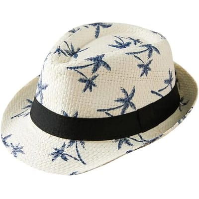 Stro Zonnehoed Heren Dames Vrije Tijd Ademend Cowboy Brede Rand Jazz Hoed Zonbescherming Trendy Strand Hoeden Zomer beige