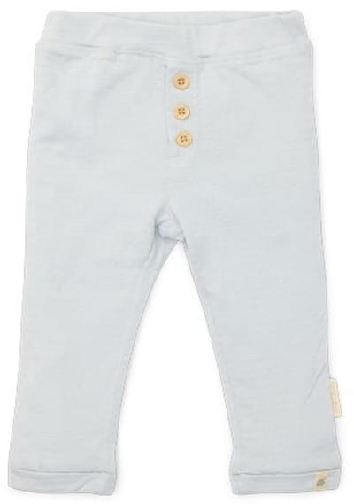 Little Dutch Lange broek - Maat 50 - Legging Jongens - Baby Blue, Blauw - Forest Friends Newborn