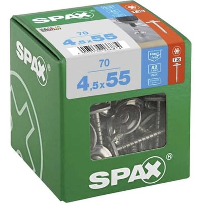 SPAX 4577000450556 Spengler-schroef 4.5 mm 55 mm T-STAR plus RVS A2 70 stuk(s)
