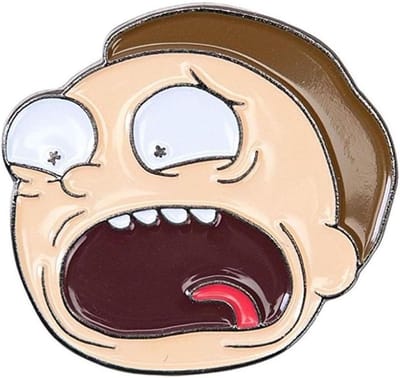 Morty Pin - Verzamelpin Badge - Accessoire Dragen - Officieel Gelicentieerd - 7.62 x 5.72 cm - Multicolor