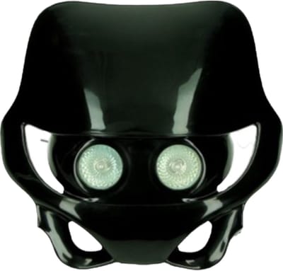 Koplamp Unit Zwart Derbi Senda / Cpi SM / Cpi SMX / Beta RR Motard/ Aprilia RX50 Enduro / Yamaha Dt 50 R / Rieju RR 50 / Rieju MRT / Gilera SMT 50 / Gilera Zulu / Honda MT / Honda MTX / Malaguti XTM