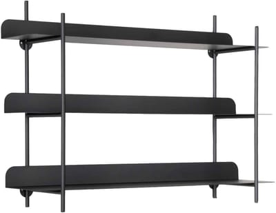 Present Time Wanddecoratie Riqueza Tres - Zwart - 60x16x42cm - Modern