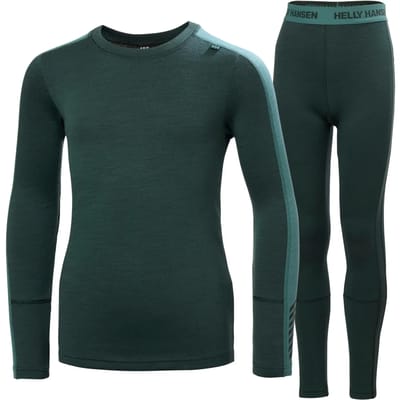 Helly Hansen Lifa Merino Midweight, set, junior, groen
