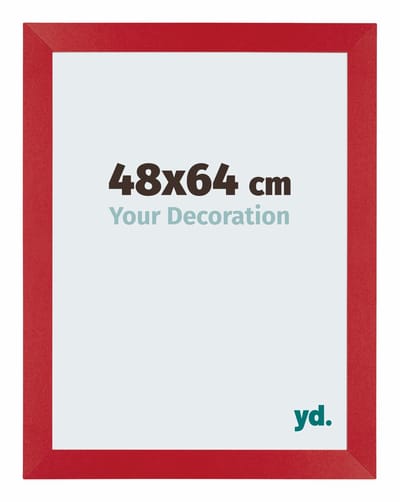 Your Decoration - Puzzellijst 48x64 cm - Rood - Puzzellijst 500-1000 stukjes - MDF Fotolijst - Mura