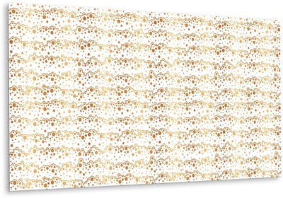 Tulup PVC Wandpaneel - Marokkaans Patroon Vinyl Wandpaneel - 100 cm x 50 cm - Gouden Zelfklevend Wandpaneel - 1 stuk - Wandpaneel Zelfklevend - Abstract Muurpaneel - Zelfklevend Wandpaneel - Plaktegels Keuken en Badkamer
