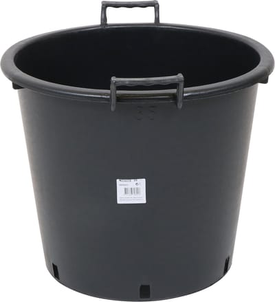 Nature Bloempot Ritzi - Kunststof - Zwart - Diam.44xh37cm