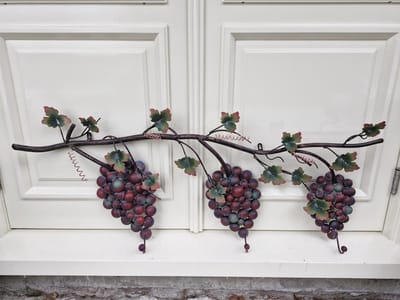 druiventros , wijnrank , wanddecoratie ,wijn,druiven , druif , tros druiven