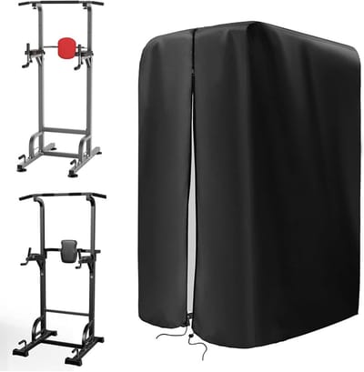 Fitness Rekhoes - Trainingsapparatuur Bescherming - Apparatuur Beschermen - Duurzaam Oxford Materiaal - 102x107x163cm - Zwart