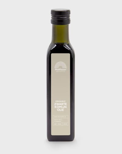 Mattisson - Biologische Zwarte Komijn Olie - Zwarte Komijnolie, Black Seed Oil - 250 ml