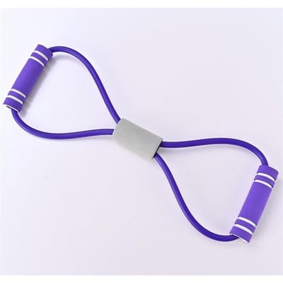 Bandes de résistance avec mousse, accessoires de Yoga et de Fitness à domicile, corde de traction en caoutchouc, équipement d'entraînement et d'exercice pour femmes violet