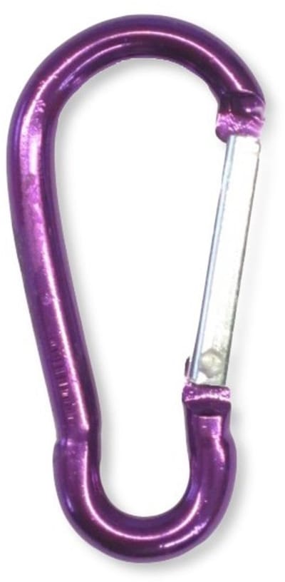 Karabijnhaak Brandweerman 5mm aluminium Lite roze