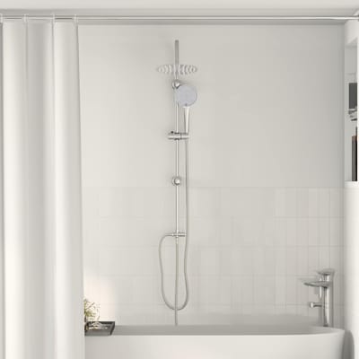 vidaXL - Douche - systeem - zilver - 47 - x - 20 - x - 95 - cm - Roestvrij - staal