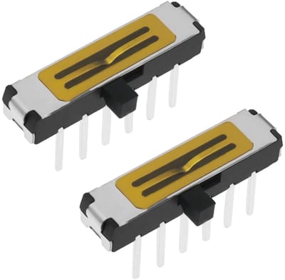 Dailygoody - Vervangende Schakelaar - Hoofdtelefoon Knop - Voor Logitech G933 G633 G935 G635 - Zwart en Zilver - 2 Stuks