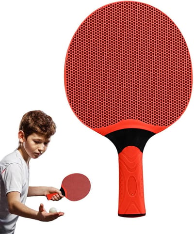 Tafeltennisracket - Pingpongpeddel - Vaardigheden Ontwikkelen - Honingraat Ontwerp - 246 cm Lengte - Zwart