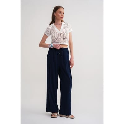 Basis Wijde Pantalon