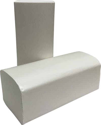 Papieren vouwhanddoek 3200 stuks - papieren vouwhanddoek - wegwerphanddoek papier z-vouw-