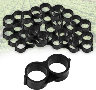 JHUBERS- Bouchons 100 Stuks - Einddoppen - Irrigatie - Tuin - Drip - Plastic PE - 45 x 13 mm - Irrigatiepluggen