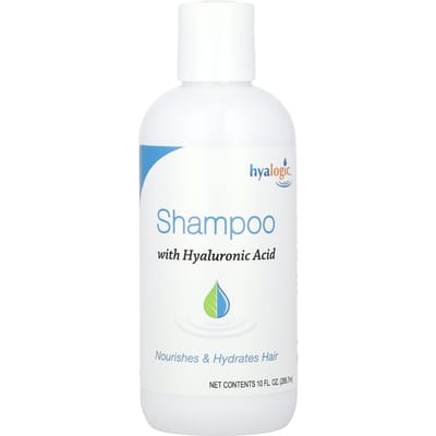 Hyalogic, shampooing, à l'acide hyaluronique, 10 fl oz (295,7 ml) white