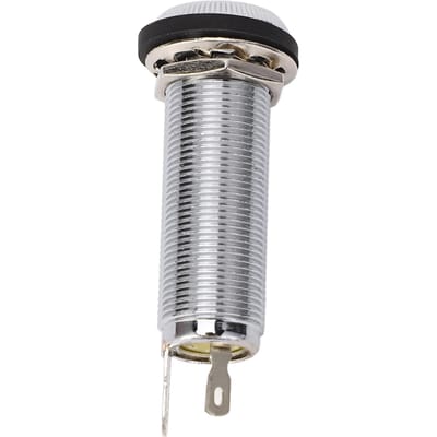Gitaar Bas Barrel Jack Socket 6.35mm Messing Mono Cilinder Input Output 3 Pins Elektrische Gitaar Onderdelen