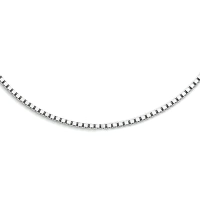 Lev Sieraden - Gerhodineerd 925 zilveren collier - venetiaans schakel - 1.4 mm 42 cm - Gerhodineerd 925 zilver - Schakel ketting