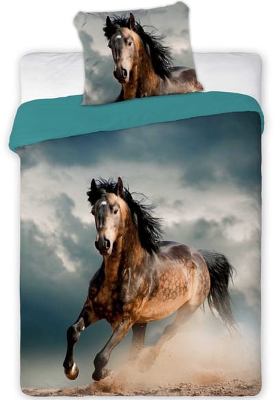 Animal Pictures Paard - Dekbedovertrek - Eenpersoons - 140 x 200 cm - Multi