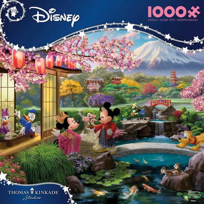 Ceaco - Disney - Thomas Kinkade - Mickey et Minnie au Japon - Puzzle 1000 stukjes