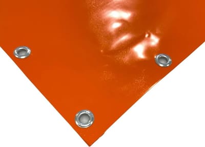 PVC Zeil - Waterdichte Cover - Buiten Beschermen - Versterkte Rand - 3x5 Meter - Oranje