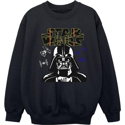 Star Wars Meisjes Darth Vader Comp Logo Sweatshirt (Zwart)