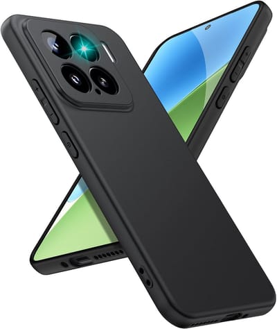 Zwart Dun TPU Hoesje Geschikt voor Xiaomi 15 | Back Cover | Lichtgewicht | Ultra Dun | Flexibel | Zacht
