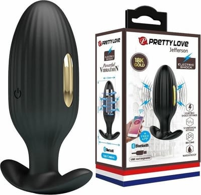 ButtPlug Vibrator met Electroshock en App Bediening - Anaal Vibrator met Electrostimulatie - Sex Toys Voor Mannen