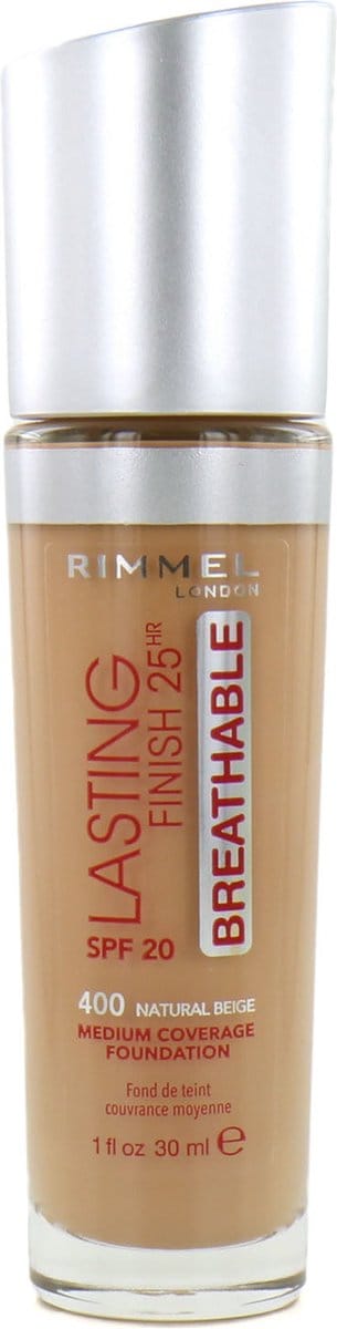 Rimmel London Lasting Finish Breathable Foundation - Natural Beige - Beige