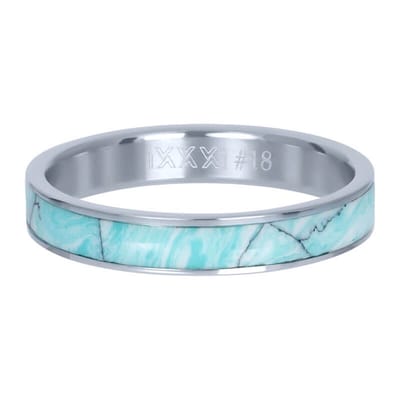iXXXi invulring Paradise R03705 Green, Pink of Blue (4MM)