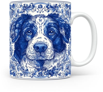 Mok Pyreneese berghond Beker voor koffie of tas voor thee, cadeau voor dierenliefhebbers, moeder, vader, collega, vriend, vriendin, kantoor, opa, oma, hond, kerst, sinterklaas, verjaardag