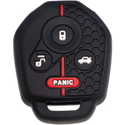 Nieuwe Siliconen Auto Afstandsbediening Sleutelhoes Shell Fob Skin Jasje Geschikt Voor Subaru Legacy Tribeca Impreza Forester Xv Beschermende Accessoires black
