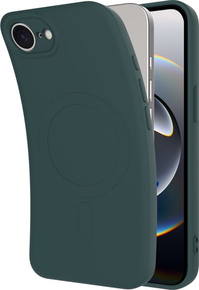 Cazy hoesje geschikt voor iPhone 17e / 16e Hoesje geschikt voor MagSafe - Color Backcover - Groen