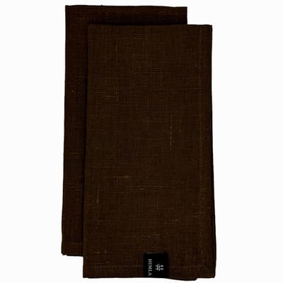 Himla Maya servet - 6 stuks - Mocca