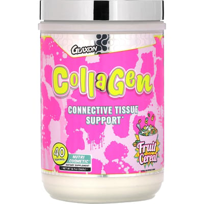 Glaxon, Collagène, Céréales aux fruits, 12,7 oz (360g)