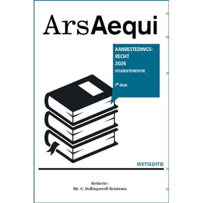 Aanbestedingsrecht 2026 - Studenteneditie - Ars Aequi Wetseditie