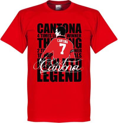 Eric Cantona Legend T-shirt - Rood - S