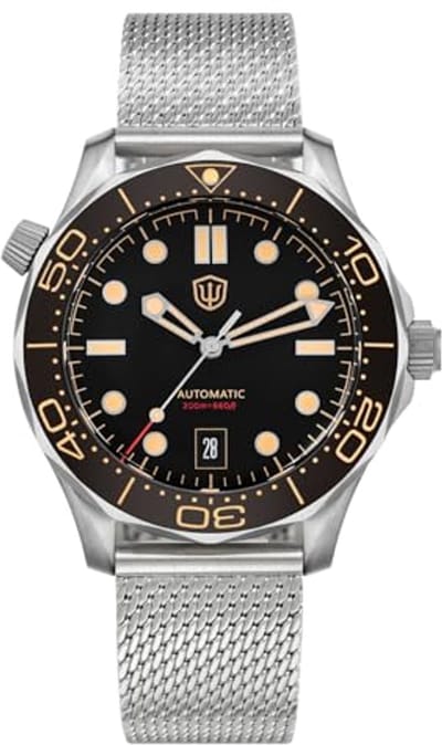 Automatische Duikhorloge 39mm met Saffierglas en 200m Waterdicht