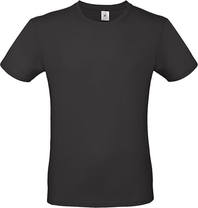 B&C Collection Exact 150 T-Shirt - Zwart - XS