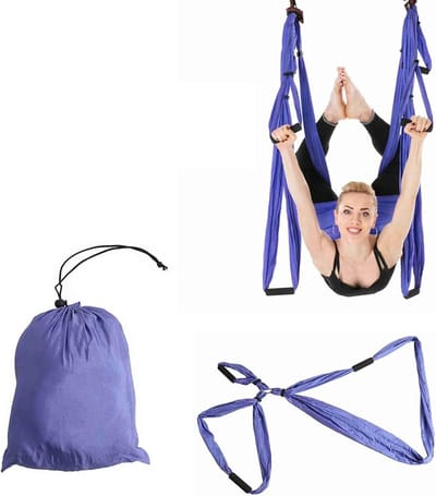 Aerial Yoga Hangmat voor Thuisgebruik - Stretchband voor Pilates en Inversie-oefeningen - Ideaal voor Yoga Studio's en Fitness Training