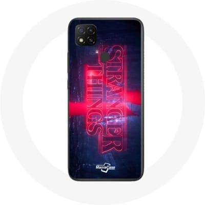 Case voor Xiaomi Redmi 9C Stranger Things Logo Transparant Seizoen 4 Trailer 2022