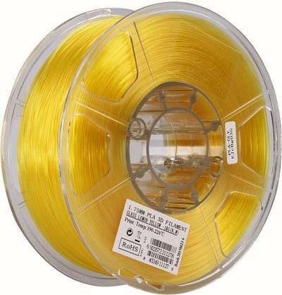 eSun PLA Citroengeel glas / Glass lemon yellow - 1 kg - 1.75 mm - 3D printer en 3D pen filament
