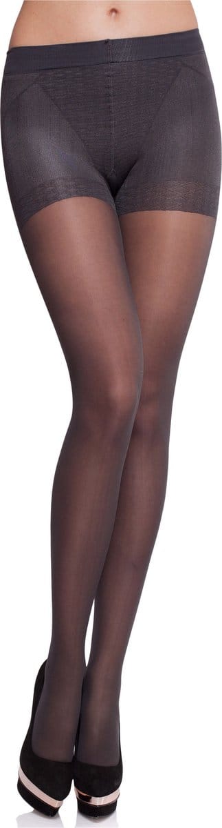 Merry Style Dames Panty - 40 DEN - Medium gloss - Polyamide - MS-GB-128-nn - Grafiet - L