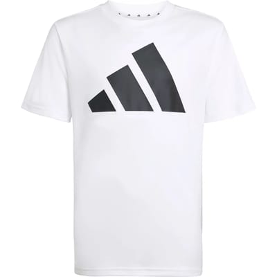 Adidas Train Essentials Big Logo T-shirt Met Korte Mouwen Wit 15-16 Years Kinderen