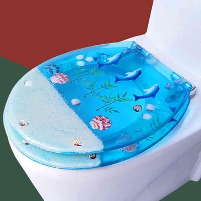 Toiletbril - WC bril - Gemakkelijk Schoonmaken - Snelle Ontgrendeling - 40CM x 32CM - Stijl H